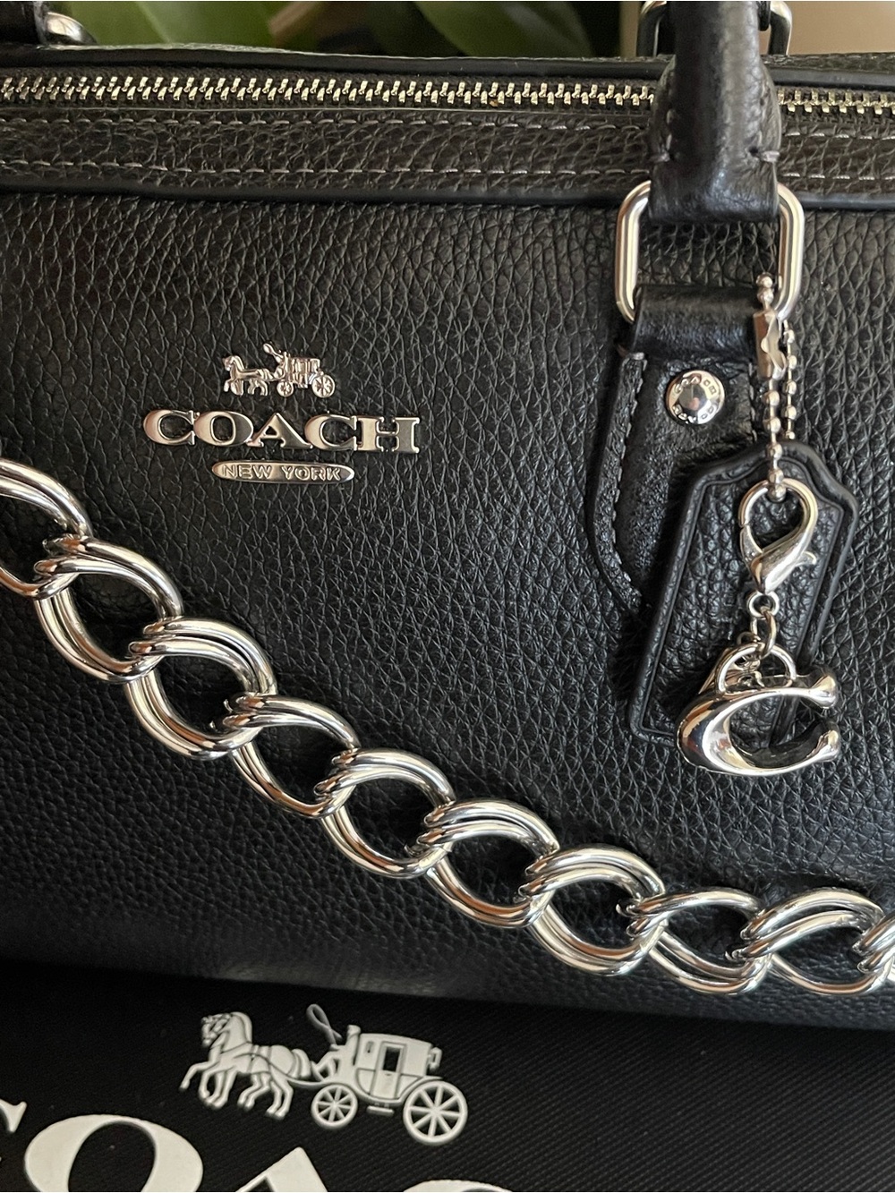 Coach Black medium Rowan - Picture 10 of 10